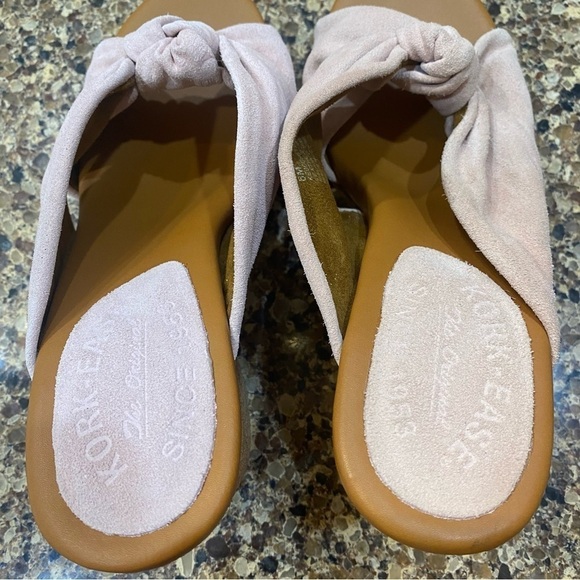 Kork Ease Haya Pink Suede Chunky Heeled Sandals Size 6 - Picture 9 of 11